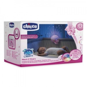 PROYECTOR CHICCO DE CUNA NEXT2STARS LUCES ROSA
