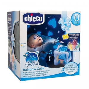 PROYECTOR CHICCO CUBO RAINBOW FIRST DREAMS AZUL