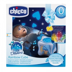 PROYECTOR CHICCO CUBO RAINBOW FIRST DREAMS AZUL